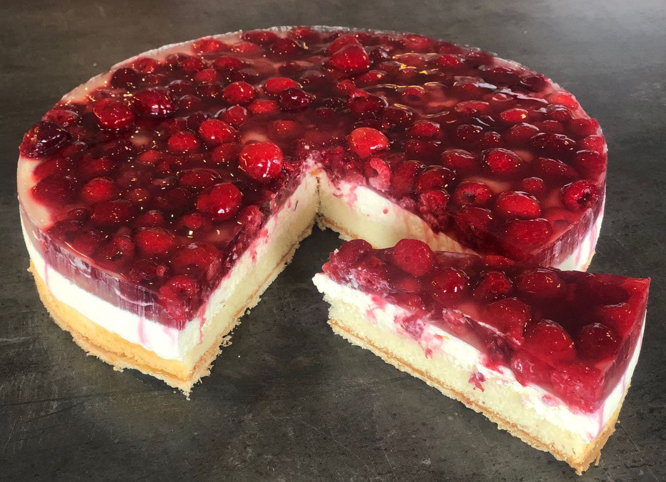 Joghurt Himbeer Torte